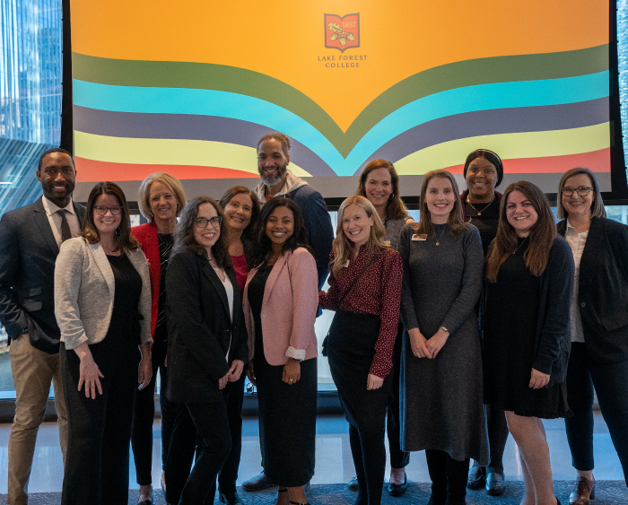 Networking in Chicago Lake Forest College's In The Loop Mixer makes a